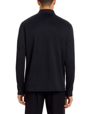 Overzip Mock Neck Sweatshirt
