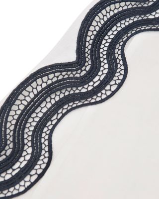 Farah Side Scallop Linen Pants 