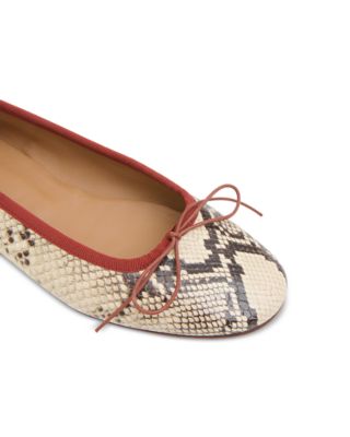 Women's Dance Leather Ballerina Flats