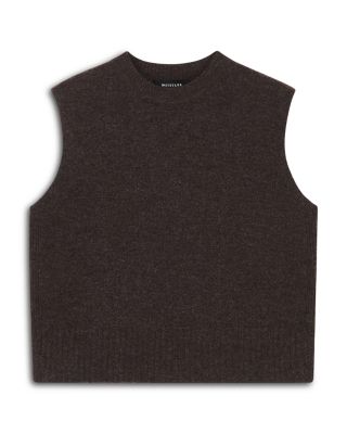 Wool Sleeveless Tank Sweater