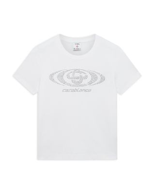 Crystal Warped Logo Tee