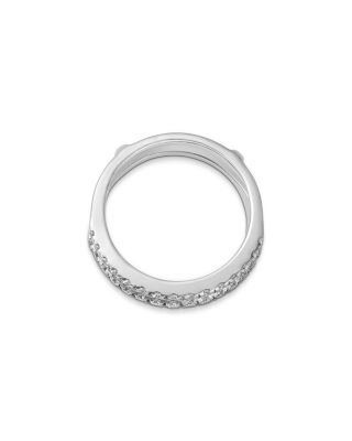 Luxe Collection Certified Lab Grown Diamond Ring Enhancer in 14K White Gold, 0.5 tcw