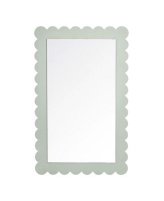 Emmeline Scalloped Rectangle Wall Mirror