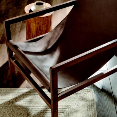 Sonora Leather Sling Chair