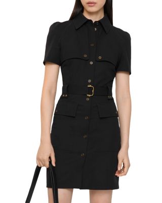 Bridget Trench Wool Dress