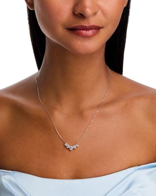 Luxe Collection Certified Lab Grown Diamond Necklace in 14K White Gold, 2.0 tcw