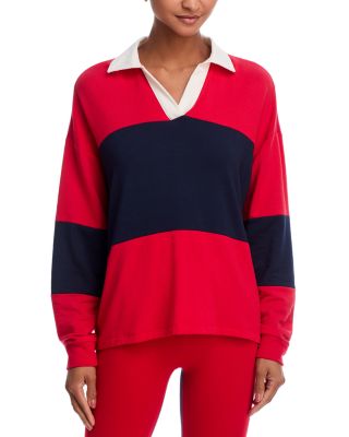Katie Fleece Rugby Sweatshirt
