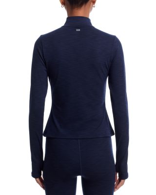 Stevie Active Rib Half Zip Top