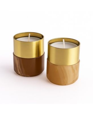  Brass Candle Holder, Set of 2
