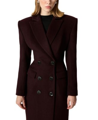 Tailored Double-Breasted Maxi Coat