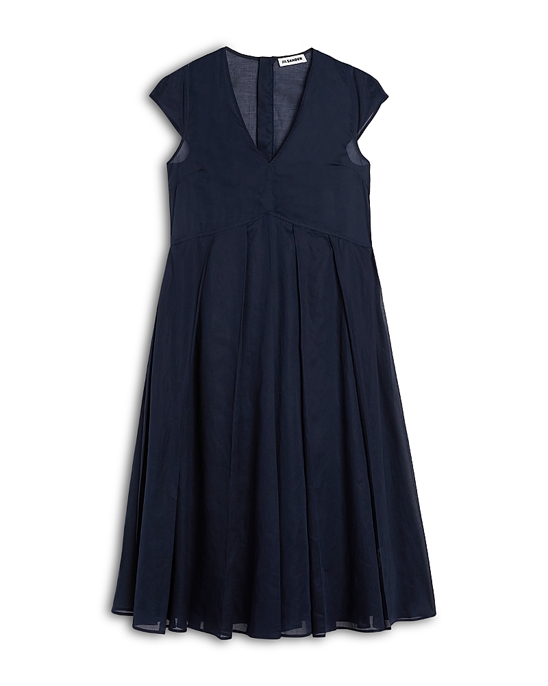Jil Sander Pleated A Line Dress