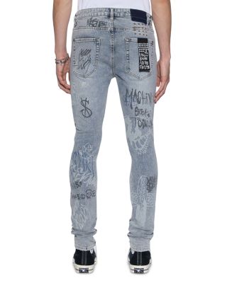 Van Winkle Rogue Graphic Blue Jeans in Denim