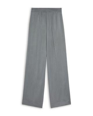 Relaxed Fit Fluid Straight Leg Pants