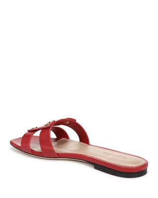 Women's Via Leather Slide Sandals
