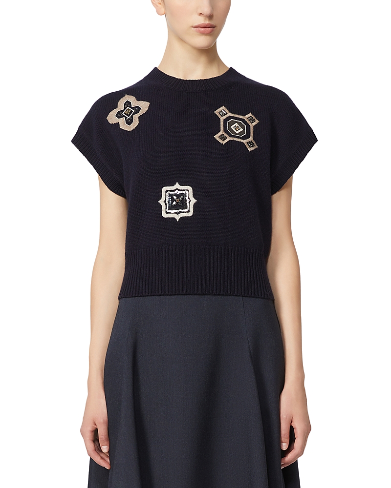 Max Mara Mxmanfora Wool & Cashmere Crewneck Sweater