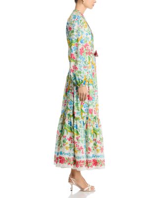 Zariah Pleated Tie Waist Dress