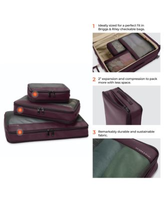 Travel Essentials 3 Piece Check In Packing Cube Set