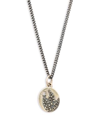 Men's Pav&eacute; Heather Pendant Necklace, 18.11-20.47"