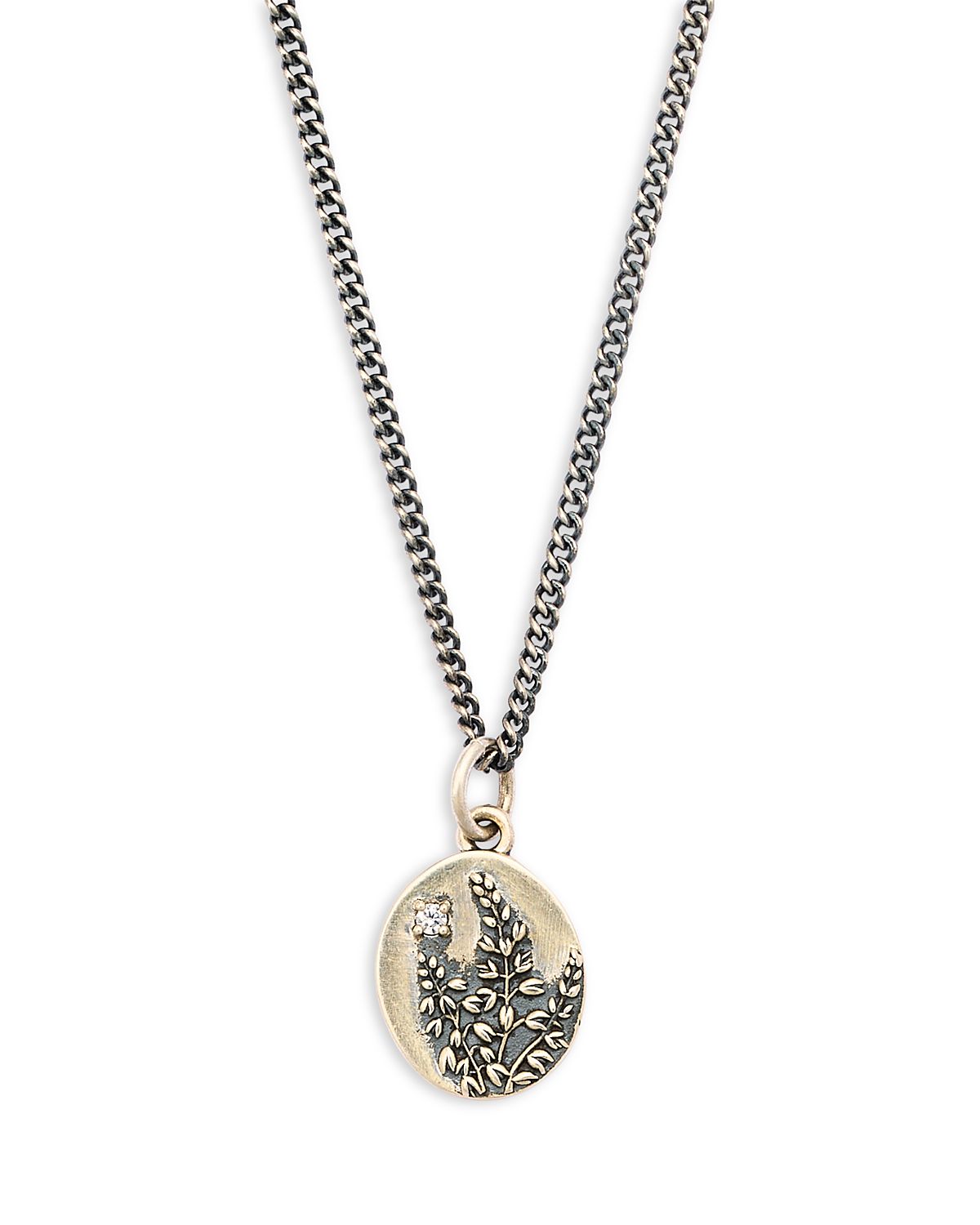 Serge DeNimes Men's Pave Heather Pendant Necklace, 18.11-20.47