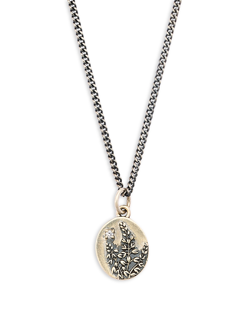 Serge DeNimes Men's Pave Heather Pendant Necklace, 18.11-20.47