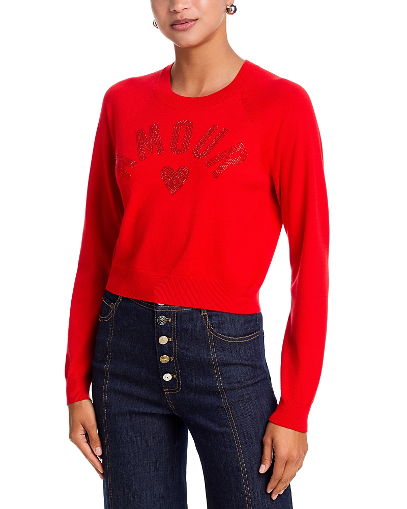 Cinq a Sept Amour Heatset Pullover Sweater