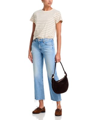 Mid Rise Rambler Zip Ankle Fray Jeans in Comeback Kid