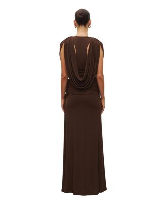  The Plunge Drape Gown