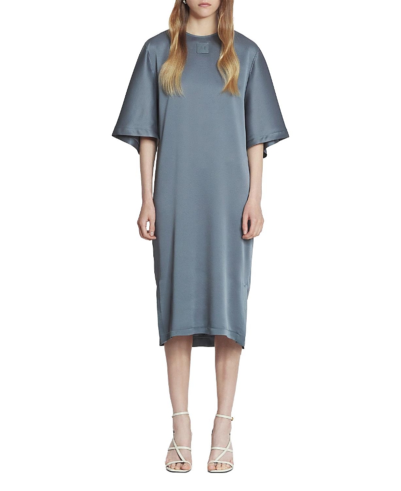 Lanvin Satin T-Shirt Dress