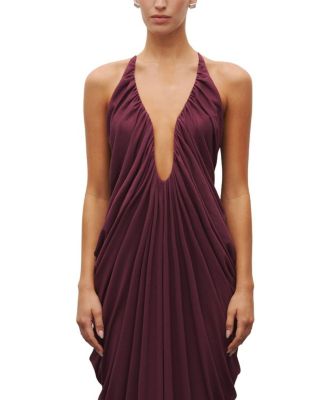  The Draped Halter Gown