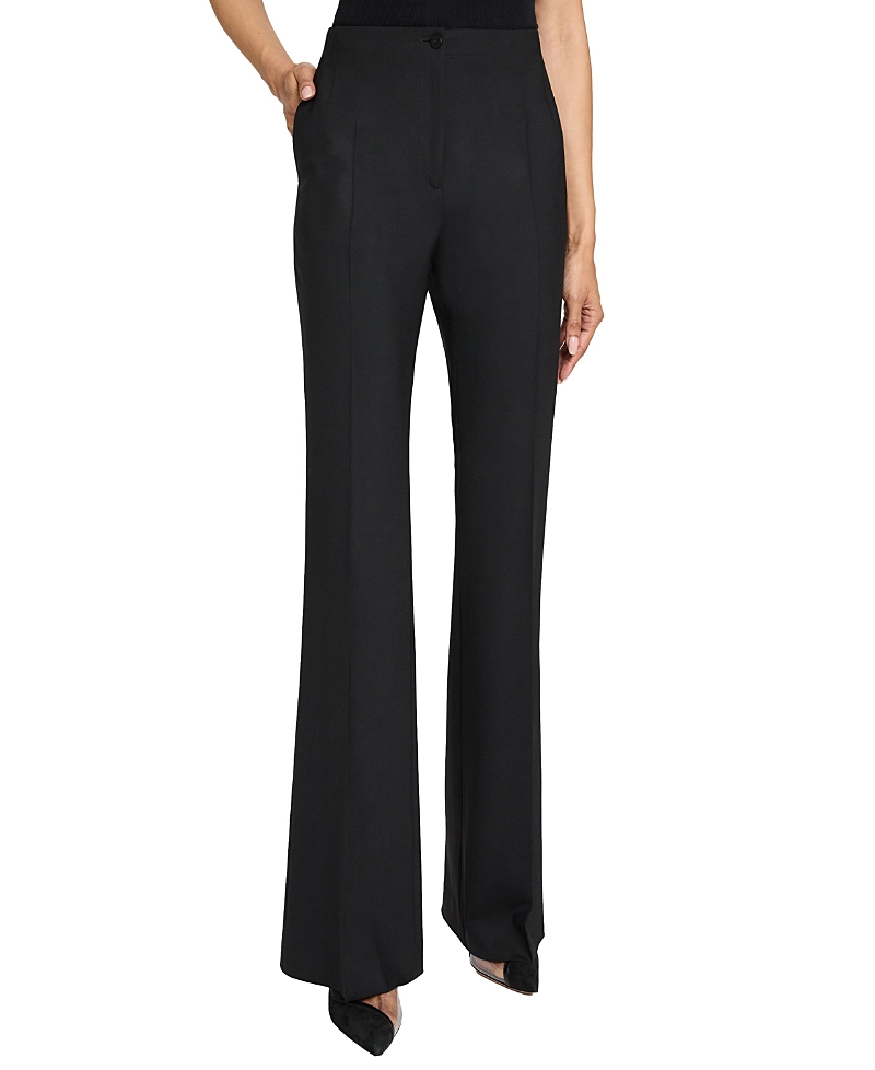 Santorelli Beth Flared Pant in Virgin Wool Stretch