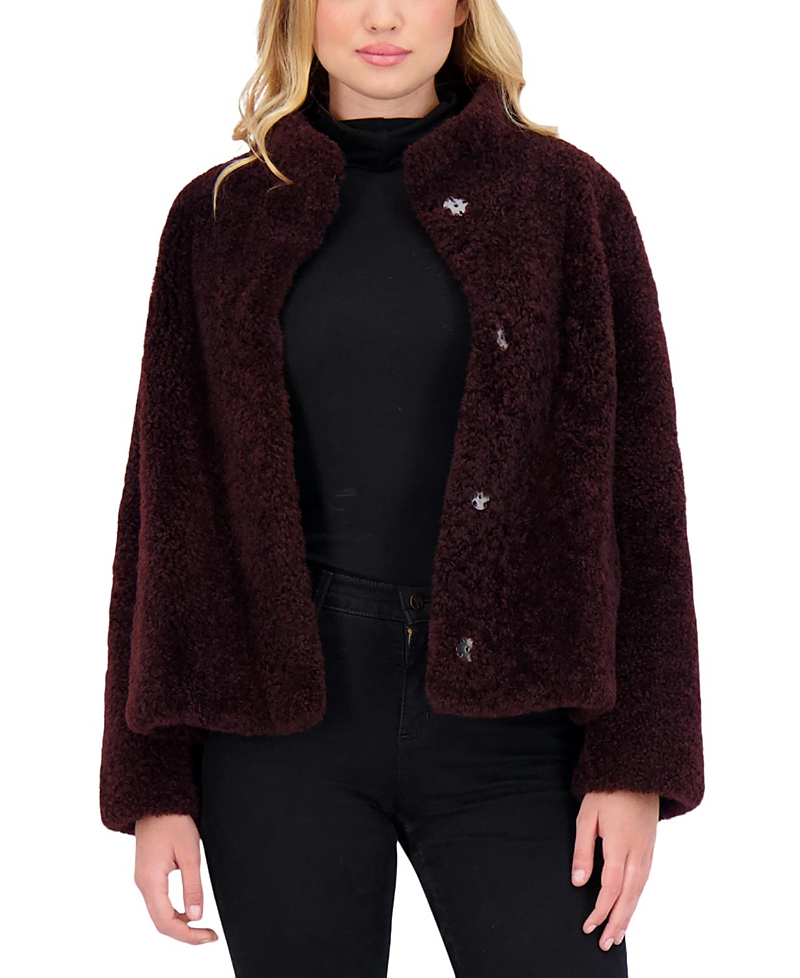 Gorski Sheared Cashmere Goat Jacket