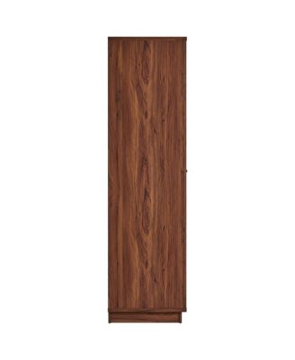 Capri 70" Tall Wood Grain Storage Cabinet