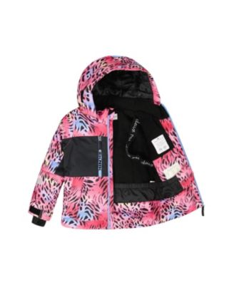 Girls' Two-Piece Teknik Snowsuit Leopard And Zebra - Little Kid, Big Kid