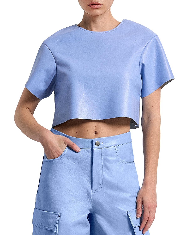 As by Df Beck Recycled Leather Tee