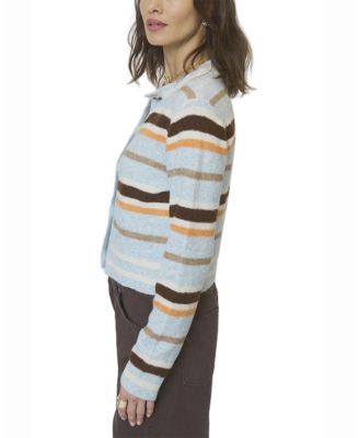  Women's Ash Striped Cardigan