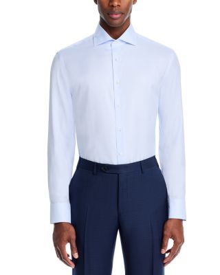 Regular Fit Geo Weave Dress Shirt