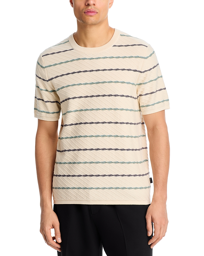 Ps Paul Smith Striped Short Sleeve Sweater Tee