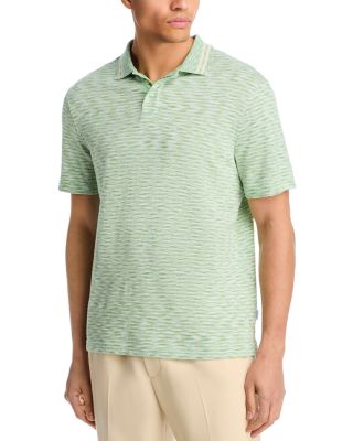 Abstract Stripe Polo Shirt