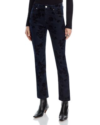 High Rise Bootcut Jeans in Indigo/Black