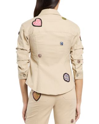 Retro Love Patches Scrunched Canyon Jacket