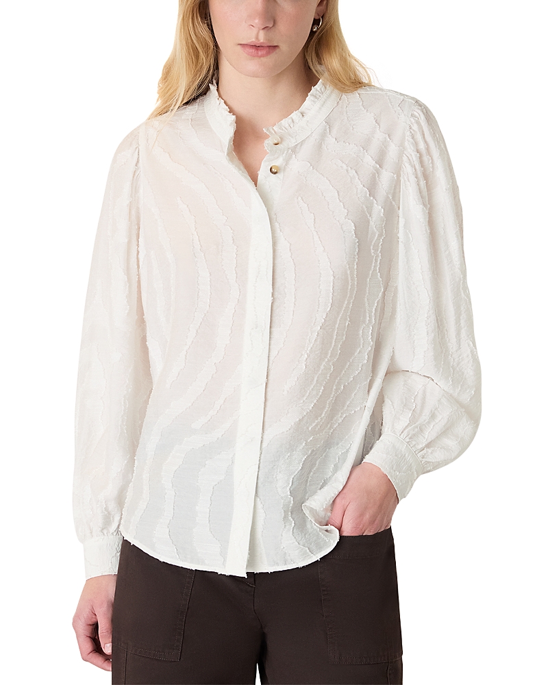Whistles Animal Textured Shirt