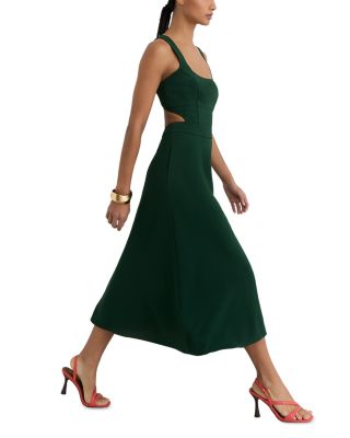 Dina Waisted Midi Dress