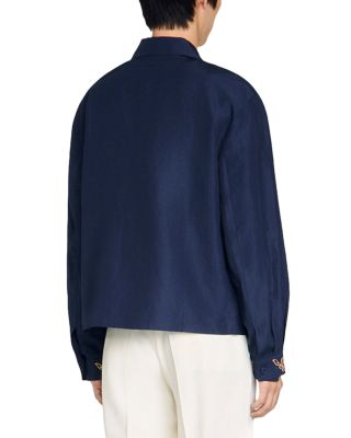 Embroidered Horse Wing Collar Jacket