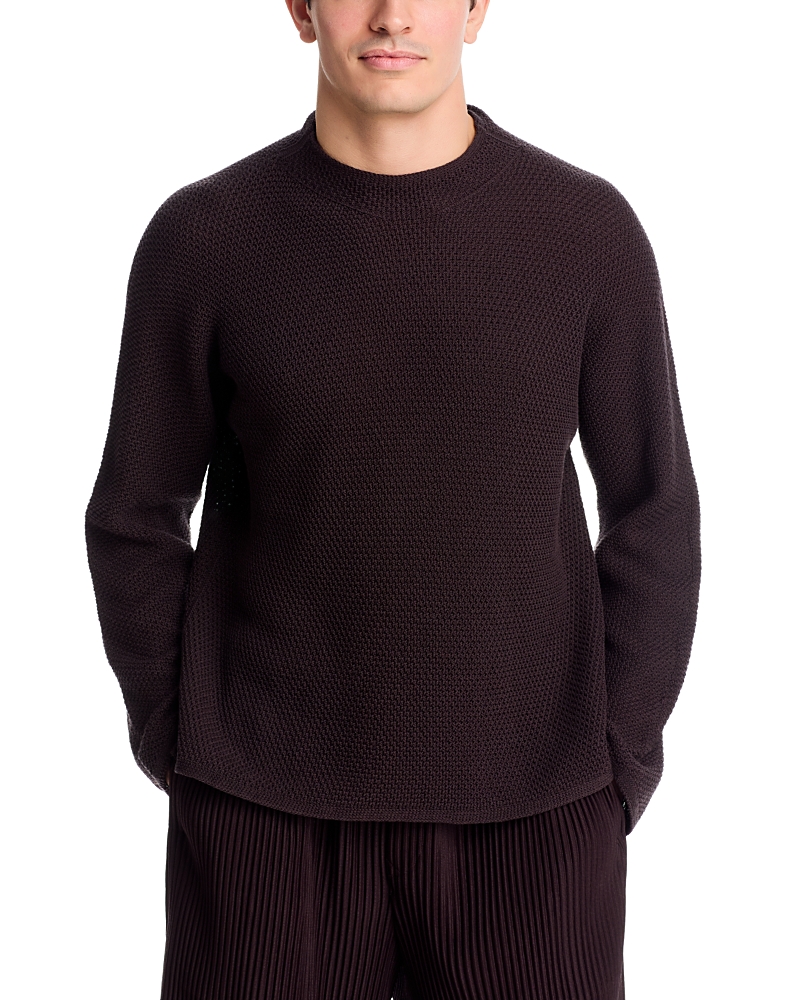 Homme PLISSE Issey Miyake Rustic Knit Sweater