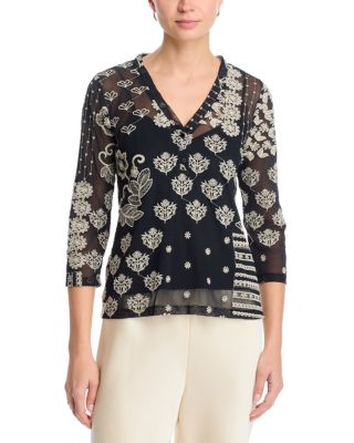 Wilma Three Quarter Sleeve Tee