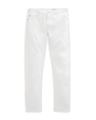 Tellis Slim Straight Fit White Jeans