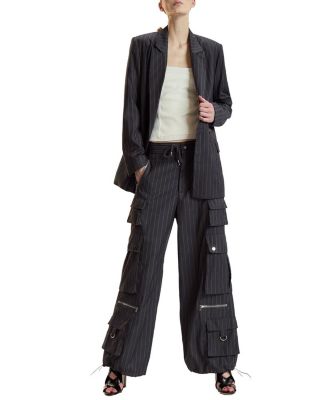 Pinstripe Cargo Pants