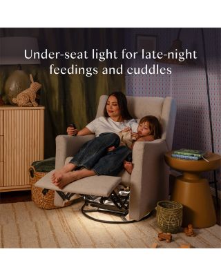 Kiwi Deluxe Power Recliner & Swivel Glider with Heat & Massage