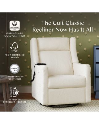 Kiwi Deluxe Power Recliner & Swivel Glider with Heat & Massage
