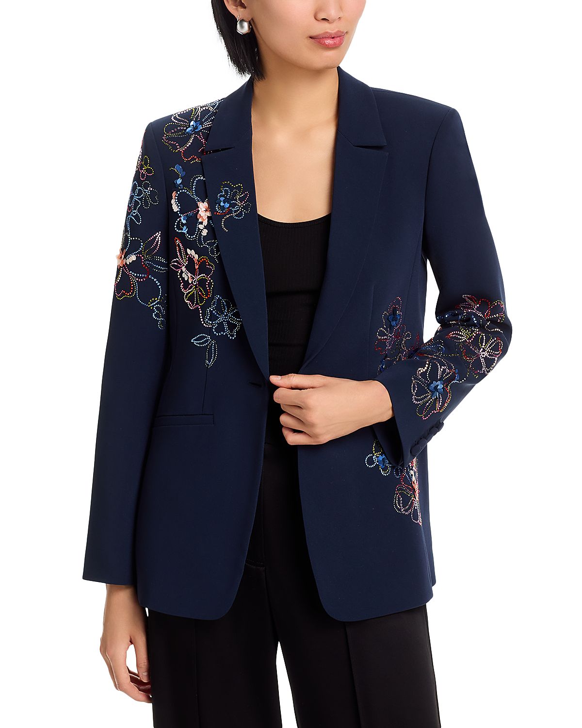Cinq a Sept Karlie Blooming Linework Blazer